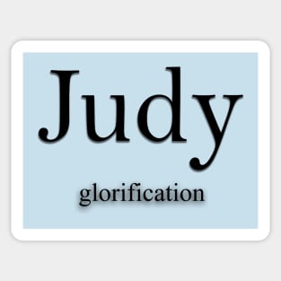 Judy Name meaning Sticker